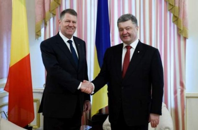 Iohannis, catre Porosenko: Este o mare placere vizita la Bucuresti