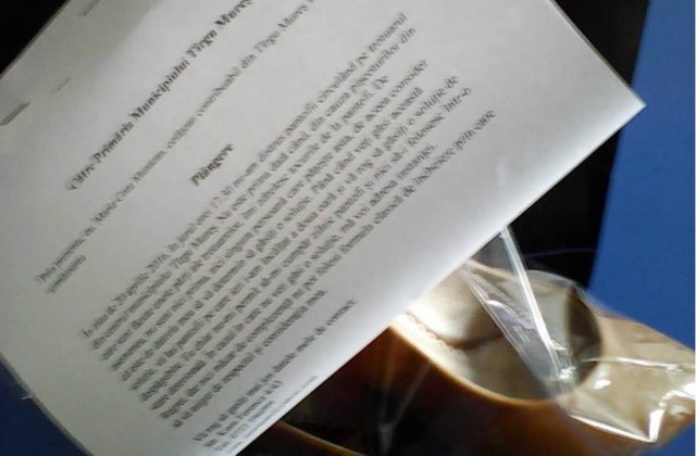 Cea mai originala plangere, la Primaria Targu Mures