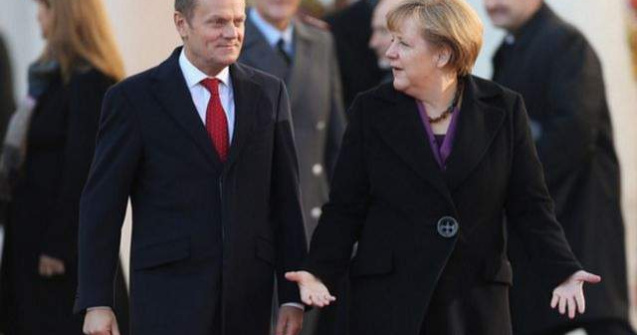 Angela Merkel si Donald Tusk viziteaza o tabara de refugiati din Turcia