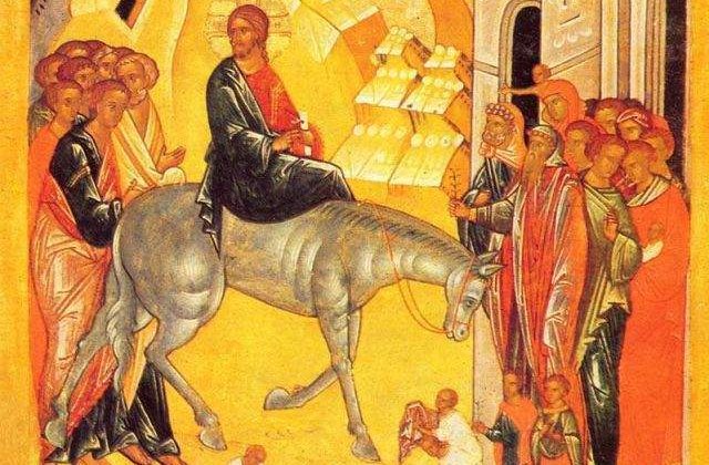 Floriile: Duminica bucuroasa a intrarii lui Iisus in Ierusalim