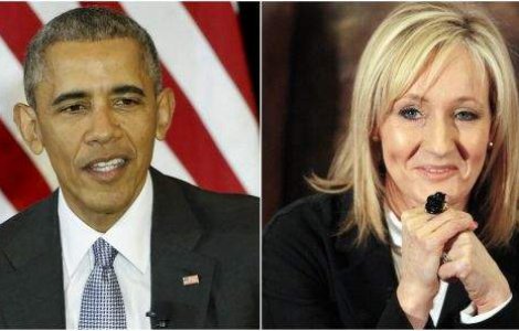 J.K.Rowling a petrecut o noapte magica cu sotii Obama, in Londra