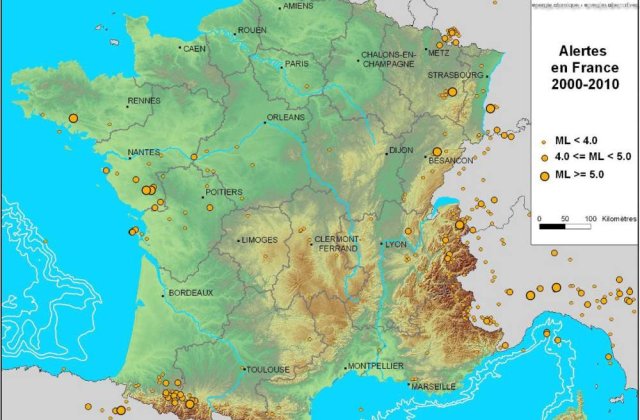 Cutremur cu magnitudinea de 5,2 grade in sud-vestul Frantei