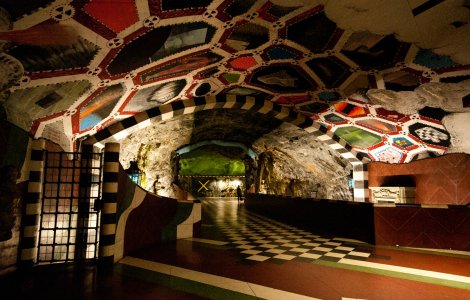  Top  Cele mai frumoase statii de metrou sunt in Suedia!