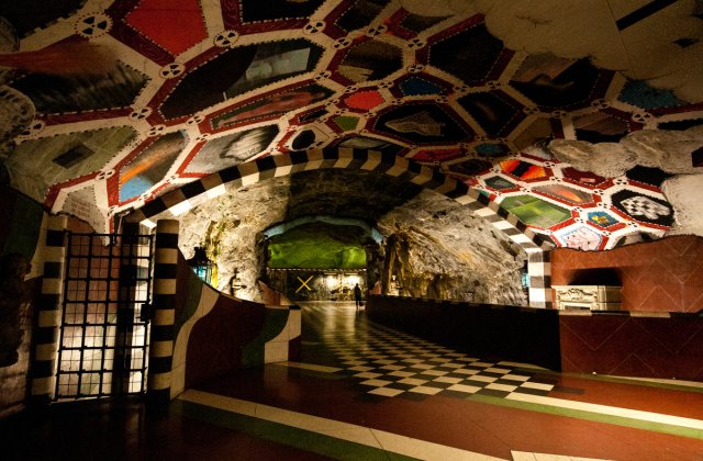 Cele mai frumoase statii de metrou sunt in Suedia!