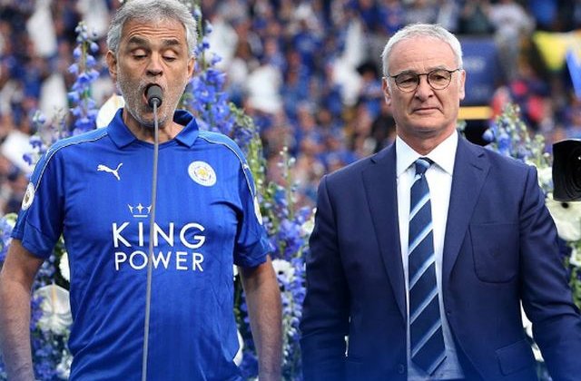 [VIDEO] Sarbatoare la Leicester! Andrea Bocelli, serenada pentru Claudio Ranieri
