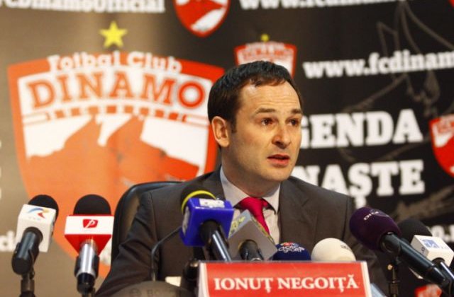 Ionut Negoita, finantator Dinamo: Nu ne gandeam ca se poate repeta ceea ce s-a intamplat cu Hildan