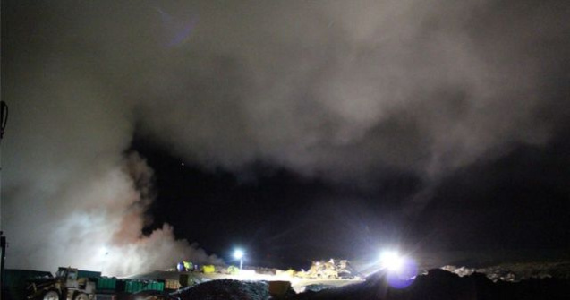 Cluj: Incendiu la rampa de gunoi de la Pata Rat, focul arde de peste 16 ore