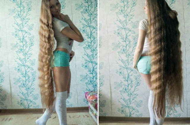 [FOTO] Rapunzel exista! Aceasta tanara are cel mai lung par pe care l-ai vazut vreodata
