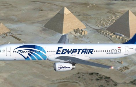 Fuselajul avionului prabusit in Marea Mediterana nu a fost gasit