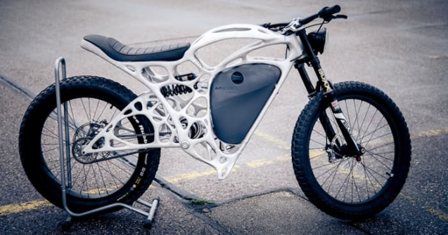 Airbus a prezentat o motocicleta electrica, imprimata 3D