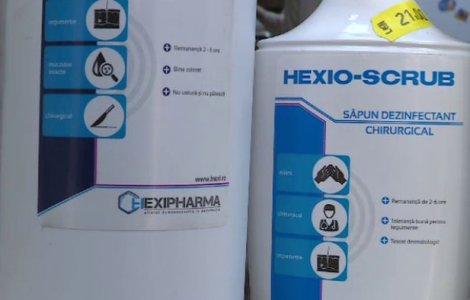 Hexi Pharma: Nu am avut niciodata bacterii in dezinfectanti