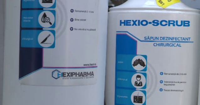 Hexi Pharma: Nu am avut niciodata bacterii in dezinfectanti