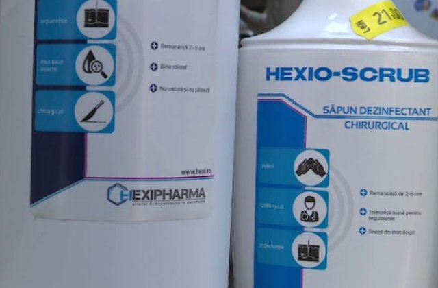 Hexi Pharma: Nu am avut niciodata bacterii in dezinfectanti