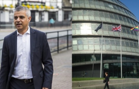 Primarul musulman al Londrei a arborat steagul LGBT pe Primarie