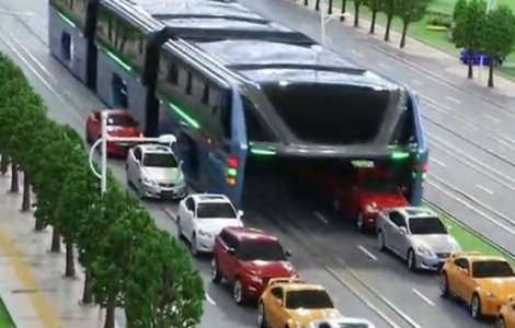 Autobuzul care nu va ramane niciodata blocat in trafic