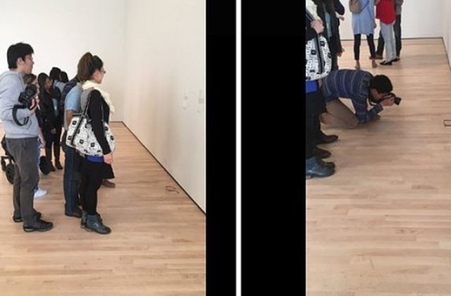 [VIDEO] Granita subtire dintre gluma si arta! Un adolescent a pacalit vizitatorii unui muzeu