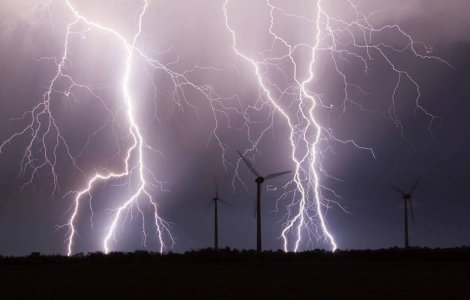 Cod galben de ploi si descarcari electrice