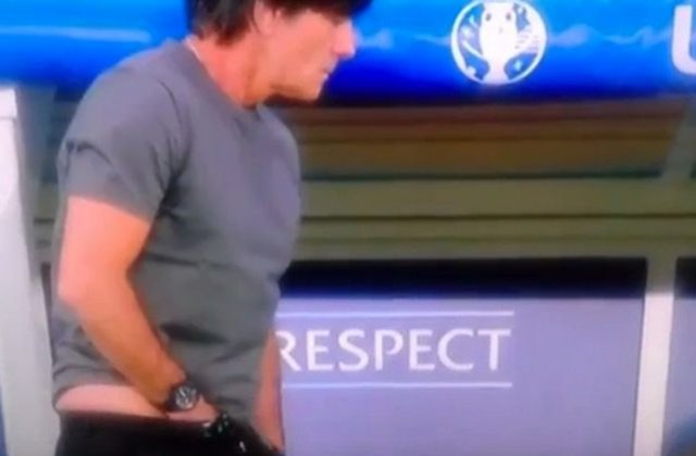 [VIDEO] Euro 2016- Faza zilei: Cum a fost surprins Joachim Low de camerele tv