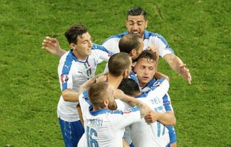 EURO 2016: Italia se impune in fata Belgiei in primul derby al turneului