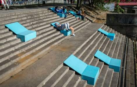 Cum a amenajat acest artist spatiile urbane nefolosite