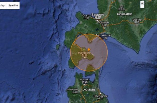Japonia a fost lovita de un seism cu magnitudinea de 5,3 grade pe Richter