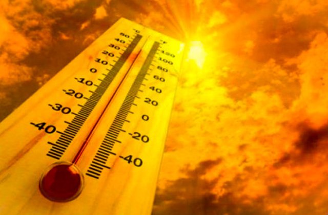 Temperaturile urca sambata pana la 40 de grade la umbra