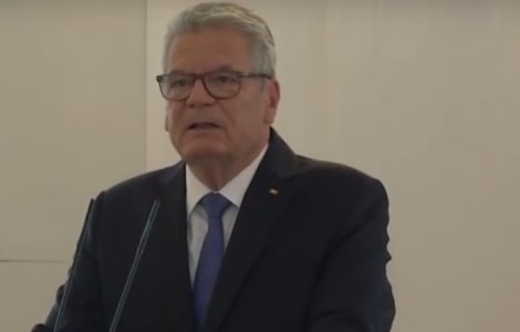 Presedintele Germaniei, in vizita de stat in Romania. Se va intalni cu Dacian Ciolos si Klaus Iohannis