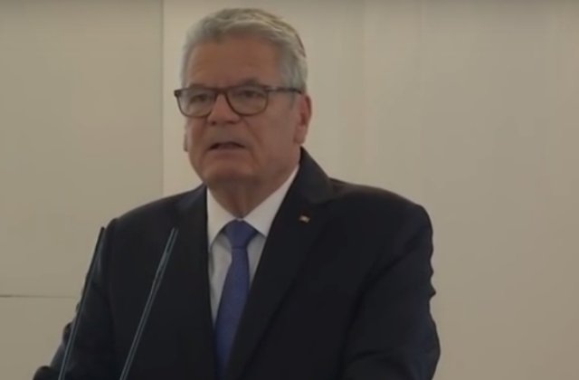 Presedintele Germaniei, in vizita de stat in Romania. Se va intalni cu Dacian Ciolos si Klaus Iohannis