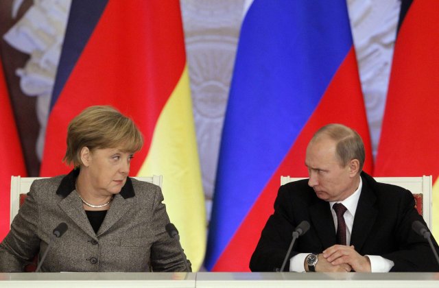 Vladimir Putin si Angela Merkel se vor intalni inainte de summitul NATO de la Varsovia