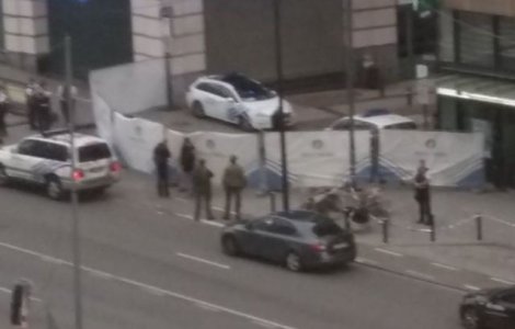Alerta cu bomba intr-un centru comercial din Bruxelles; un barbat a fost arestat