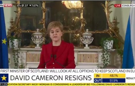 Scotia a inceput pregatirile pentru un nou referendum privind independenta de Marea Britanie