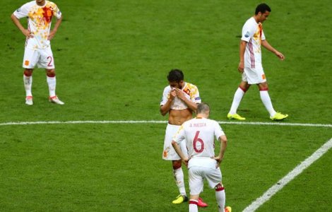 Spania, campioana europeana en-titre, eliminata de Italia in optimi la Euro-2016