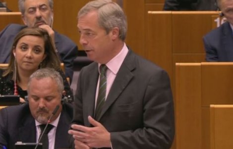  Video  Nigel Farage, discurs cutremurator in Parlamentul European