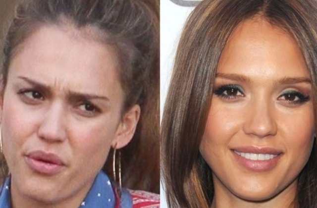 Celebritati, in ipostaze in care nu si-ar fi dorit sa fie vazute! Asa arata vedetele fara machiaj