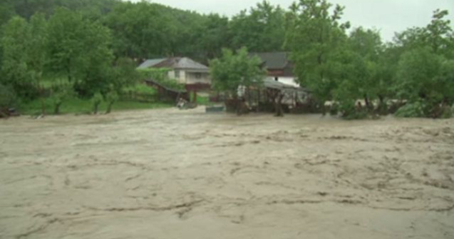 Cod portocaliu de inundatii pe rauri din judetul Constanta, pana la ora 23.00