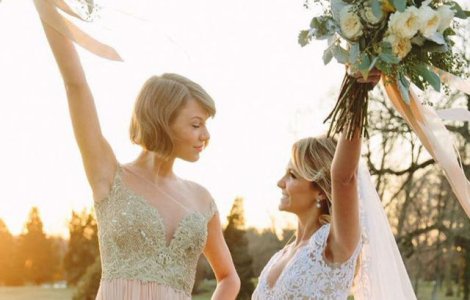  Top  7 vedete care au fost domnisoare de onoare la nunta prietenelor