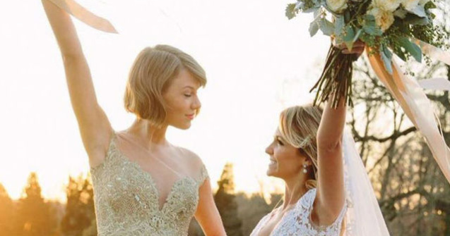  Top  7 vedete care au fost domnisoare de onoare la nunta prietenelor