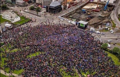  Video  Primire de gala pentru islandezi la revenirea in tara. S-a cutremurat nordul