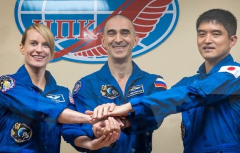 Trei astronauti au decolat catre Statia Spatiala Internationala