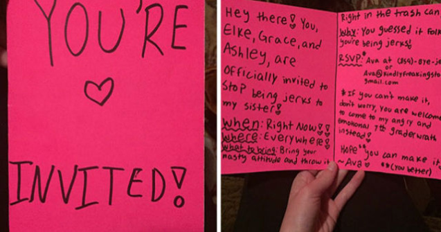 Copiii isi bateau joc de sora ei mai mica. Ce a facut pentru a o apara