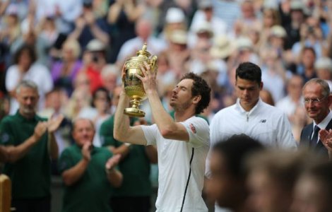 Andy Murray castiga din nou titlul la Wimbledon