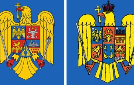 Acvila de pe Stema Romaniei va purta din nou o coroana