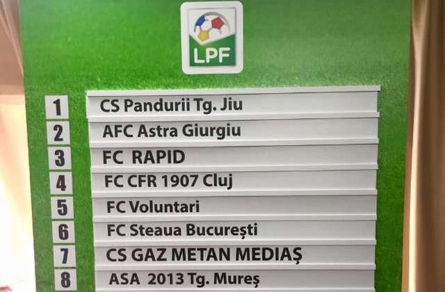 S-a stabilit tintarul Ligii 1, sezonul 2016-2017. Steaua - Dinamo se joaca in etapa a cincea