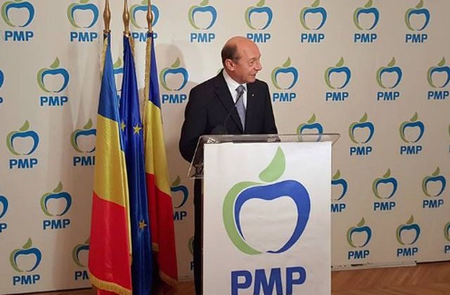 Traian Basescu: Am declansat un proces de fuziune a PMP cu UNPR
