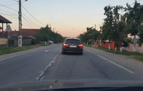 Cum s-a razbunat o soferita din Gorj pe un "cocalar" cu BMW care a sicanat-o in trafic