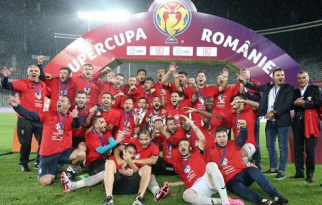 Astra Giurgiu a invins CFR Cluj, scor 1-0, si a castigat Supercupa Romaniei a doua oara in istoria sa
