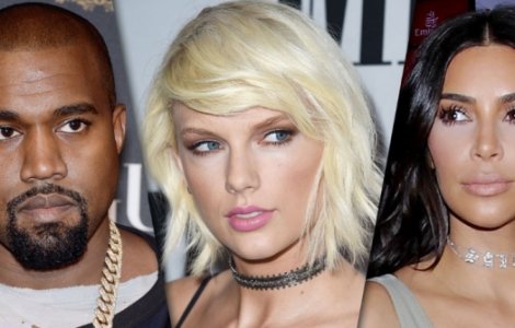 Kim Kardashian relanseaza ostilitatile dintre Kanye West si Taylor Swift