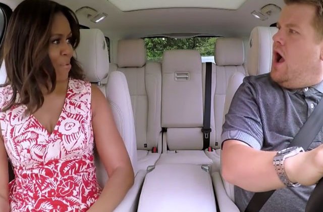 [VIDEO] Carpool Karaoke cu Michelle Obama. Ce a cantat Prima Doamna a SUA in emisiunea lui James Corden