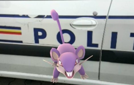 Pokemon GO: Un Rattata i-a "atacat" masina politistului Marian Godina