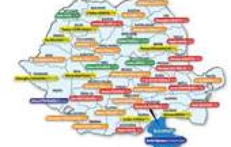 Rezultatele alegerilor, in rosu si portocaliu